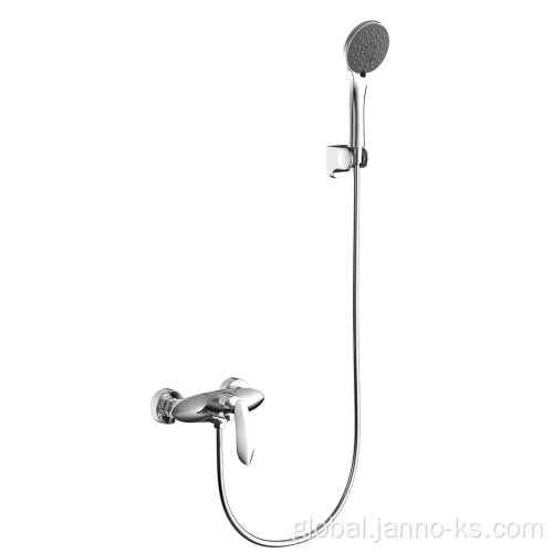 China Bathroom Single Lever Bath Shower Chrome Mixer Faucet Supplier